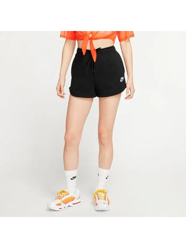 Шорты как w спортивная одежда essntl flc hr короткие Nike — изображение 4 из 4, черный