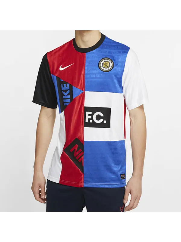 Футболка f.c. foot ball ball wear male colours multi-color Nike — изображение 3 из 4, мульти