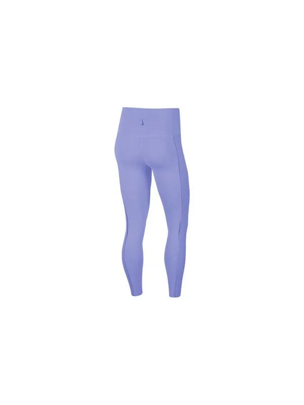 Брюки as w nk yoga luxe rib 7 Nike — изображение 2 из 4, фиолетовый