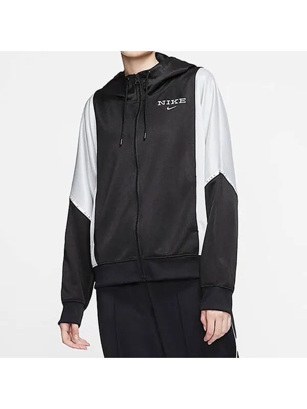 Куртка спортивная с принтом логотипа куртка с капюшоном белая белая Nike — изображение 4 из 4, белый