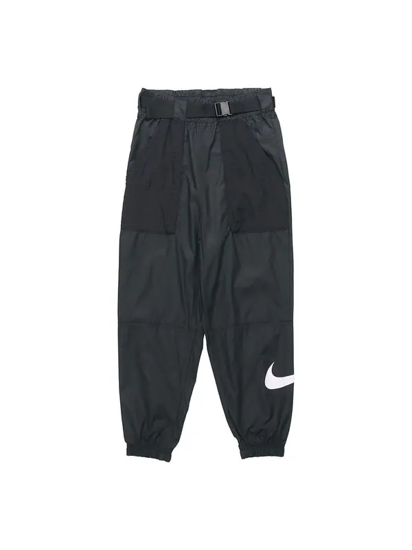 Брюки sportswear swoosh woven casual sports long pants black Nike — изображение 1 из 4, черный