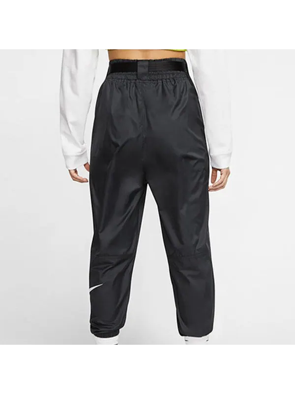 Брюки sportswear swoosh woven casual sports long pants black Nike — изображение 4 из 4, черный