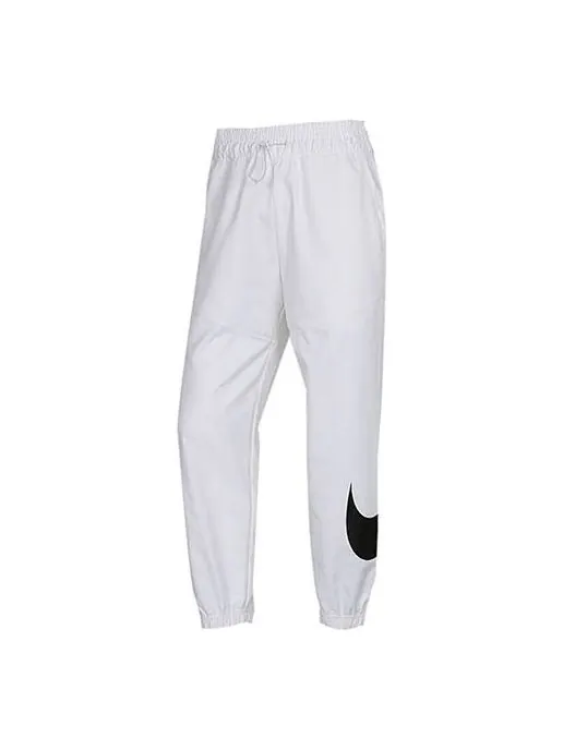 Брюки sportswear swoosh logo printing woven sports trousers white Nike — изображение 1 из 4, мульти