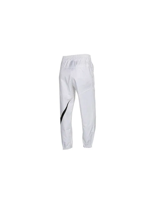 Брюки sportswear swoosh logo printing woven sports trousers white Nike — изображение 2 из 4, мульти