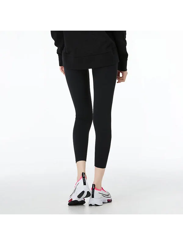 Брюки yoga luxe infinalon 7/8 tights black Nike — изображение 3 из 4, черный