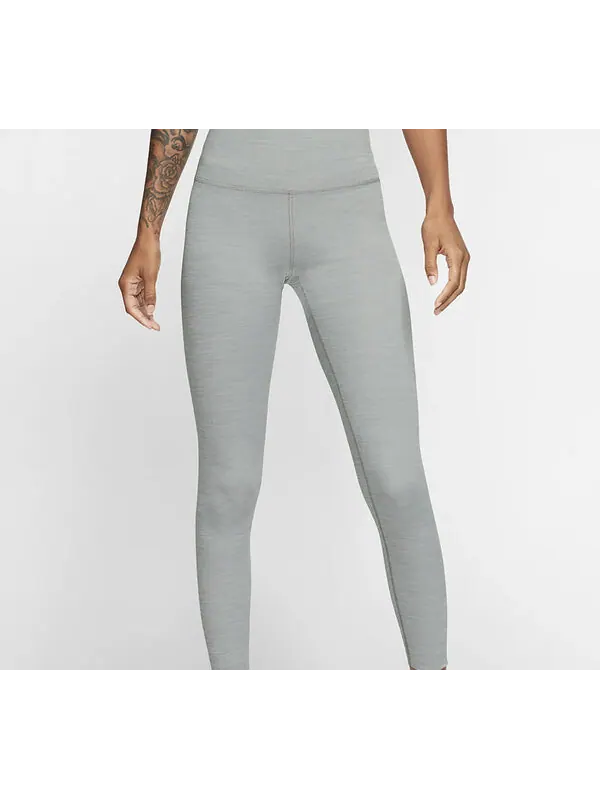 Брюки yoga luxe infinalon fitness pants grey Nike — изображение 3 из 4, серый