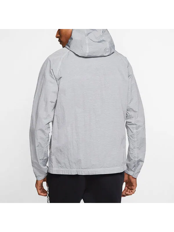 Куртка Nike SPORTSWEAR WINDRUNNER Hooded Jacket Gray — изображение 4 из 4, серый