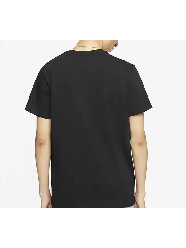 Футболка Nike Sportswear Zipper Pocket Short Sleeve Black — изображение 4 из 4, черный