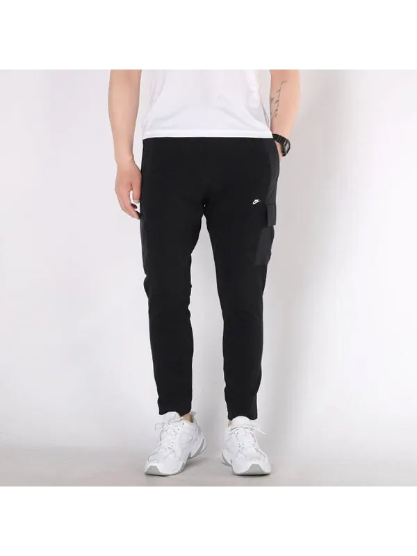 Повседневные брюки спортивная одежда логотип сращивание athleisure повседневные спортивные брюки Nike — изображение 4 из 4