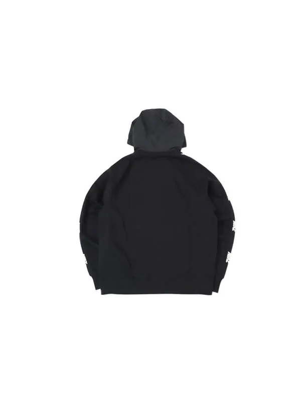 Толстовка Nike As Sportswear Ce Fz Bb Hybri 'Black' — изображение 2 из 4, черный