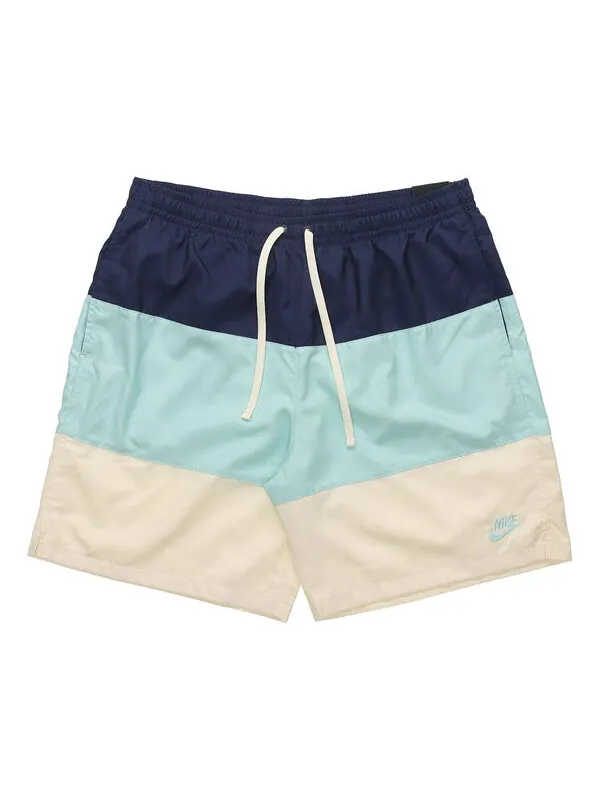 Шорты colorblock quick dry woven sports shorts blue Nike — изображение 1 из 4, синий