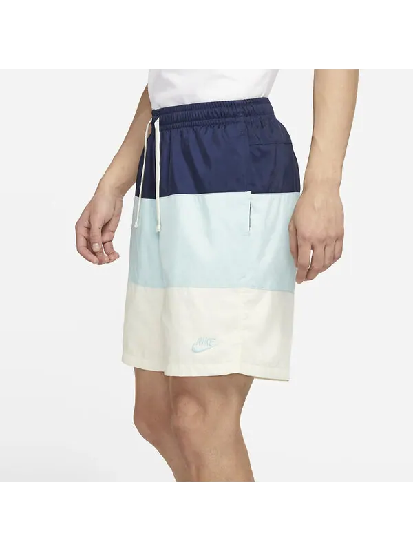 Шорты colorblock quick dry woven sports shorts blue Nike — изображение 4 из 4, синий