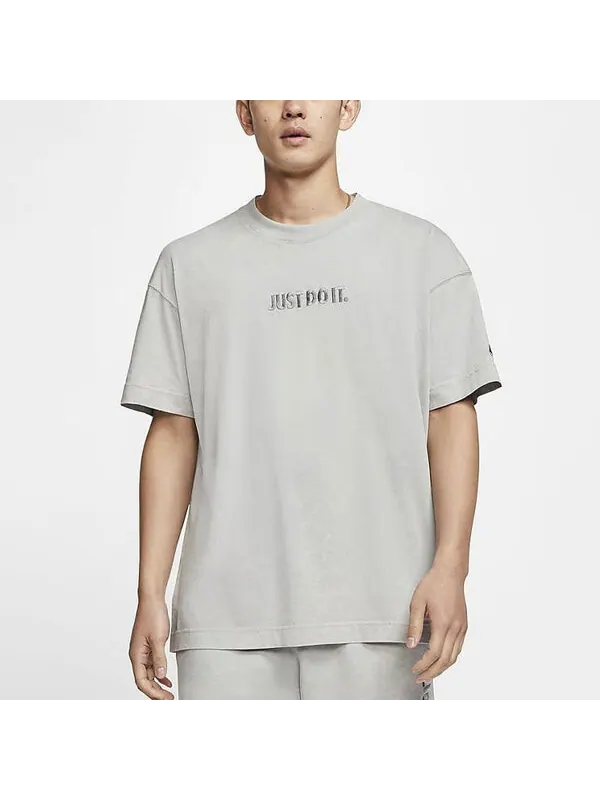 Футболка как спортивная одежда jdi top logo tee Nike — изображение 4 из 4, серый