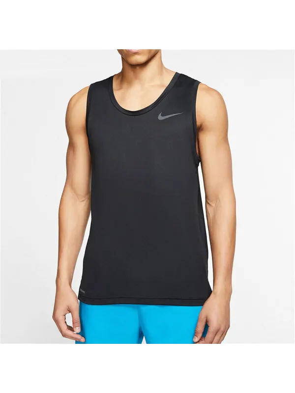 Спортивная футболка men's pro training black vest Nike — изображение 2 из 4, черный