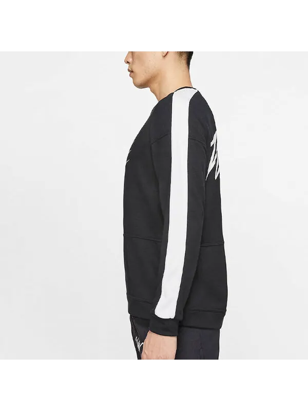 Толстовка Nike Dri-fit Logo Knit Quick Dry Training Pullover Black — изображение 4 из 4, черный