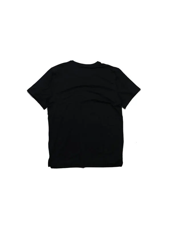Футболка dri fit с принтом тренировочные Топ с коротким рукавом Nike — изображение 2 из 4, черный