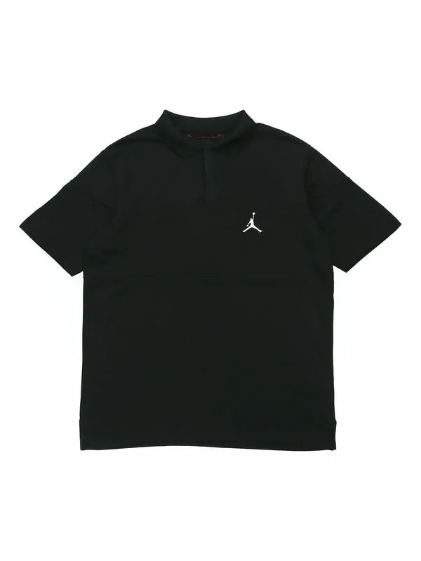 Футболка Air Jordan Jumpman Casual Sports Short Sleeve Polo Shirt Black — изображение 1 из 4, черный