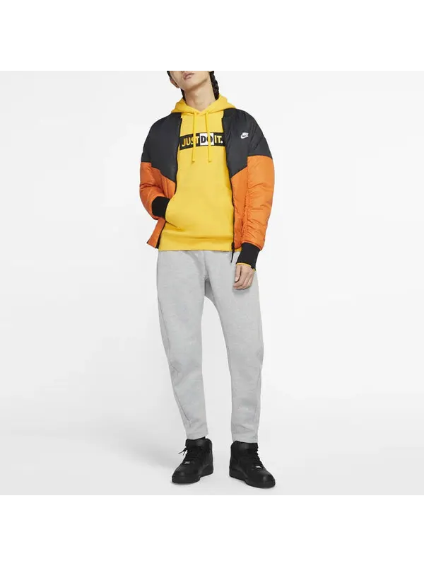 Толстовка Nike Sportswear Just Do It Hat For Men Gold — изображение 2 из 4, золото
