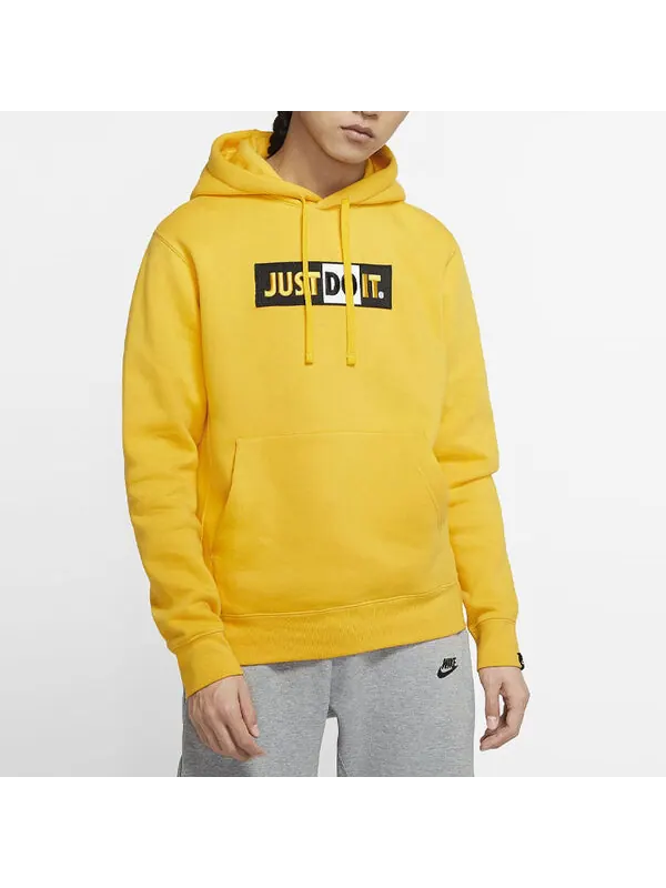 Толстовка Nike Sportswear Just Do It Hat For Men Gold — изображение 3 из 4, золото