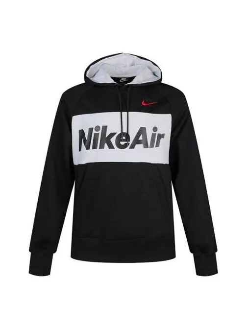 Толстовка Nike Alphabet Logo Printing Colorblock Black — изображение 1 из 4, черный
