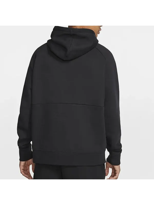 Толстовка Nike Alphabet Logo Printing Colorblock Black — изображение 4 из 4, черный