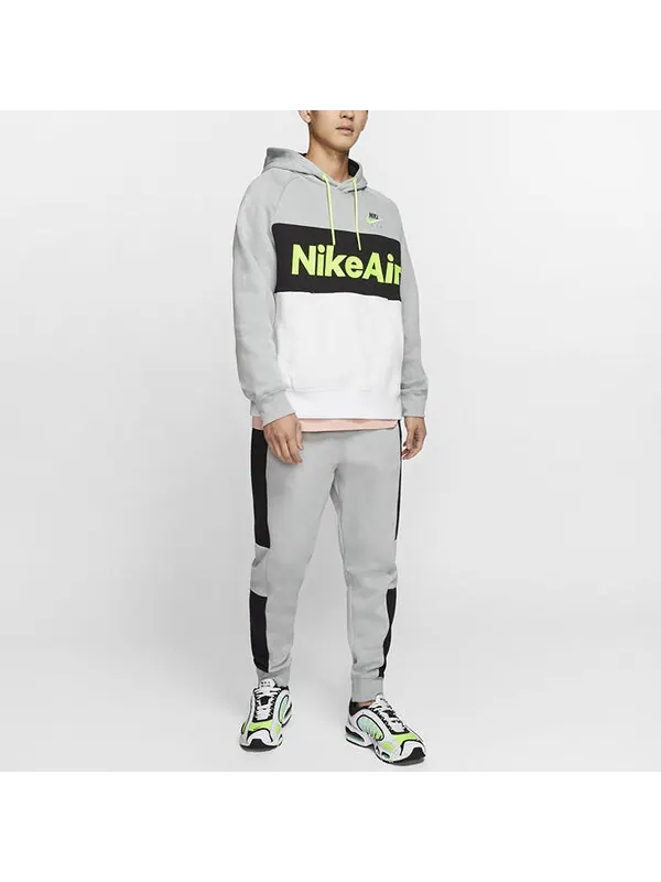 Толстовка Nike Air MENS Multicolor Casual Sports Grey Light gray — изображение 2 из 4, светлый серый