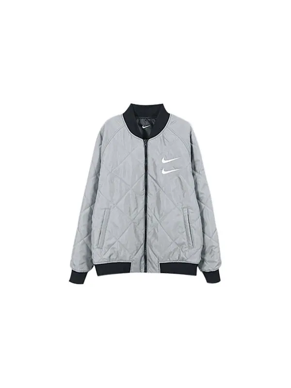 Куртка Nike Reversible Woven Jacket Black Gray 'Black Grey' — изображение 3 из 4, черный/серый