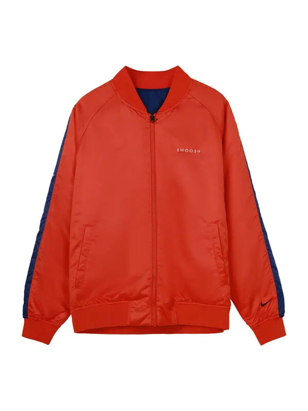 Куртка Nike Swoosh Bmber Reversible Jacket Men Orange — изображение 1 из 4, оранжевый