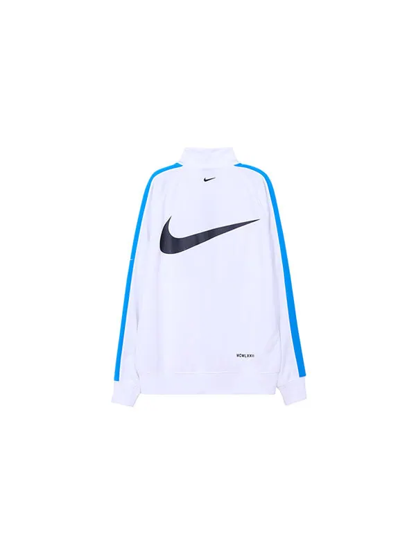 Куртка Nike Sportswear Swoosh Retro Sports Jacket White — изображение 2 из 4, белый