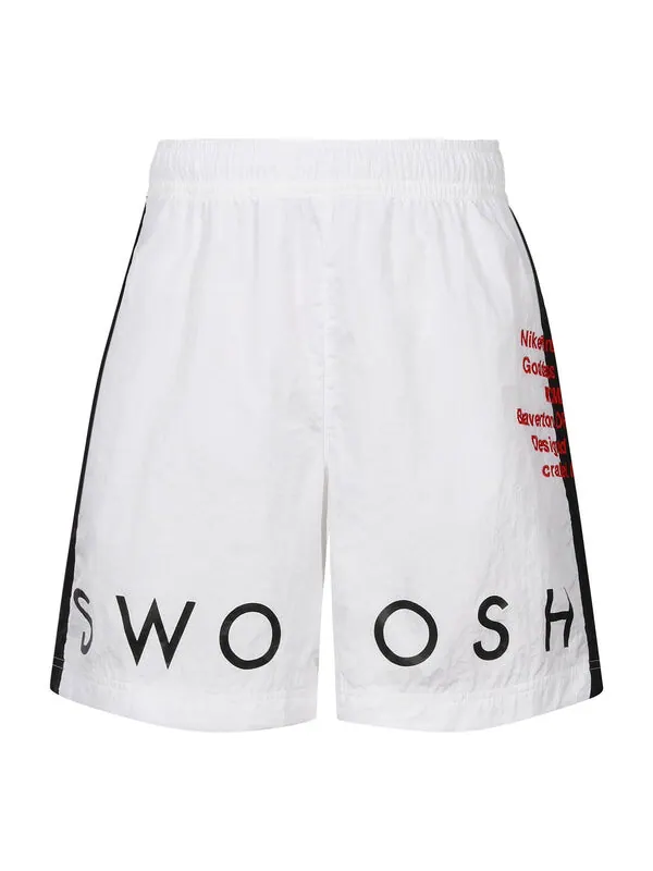 Шорты men's sportswear swoosh woven shorts Nike — изображение 1 из 4, белый/черный/красный