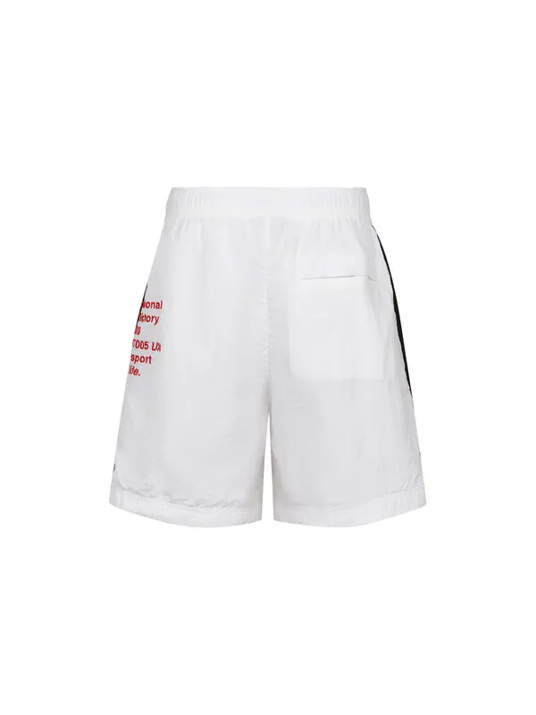 Шорты men's sportswear swoosh woven shorts Nike — изображение 2 из 4, белый/черный/красный