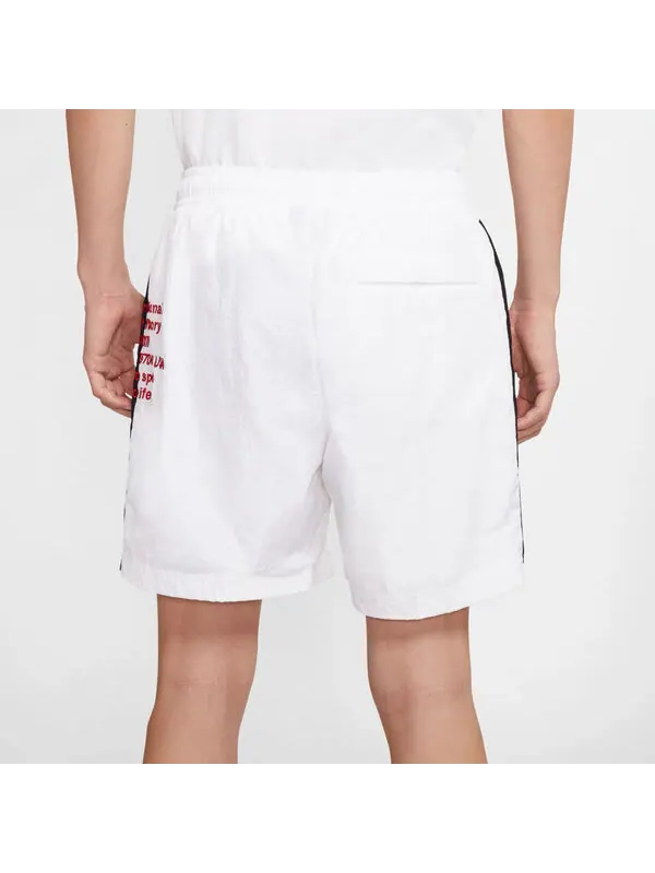 Шорты men's sportswear swoosh woven shorts Nike — изображение 4 из 4, белый/черный/красный