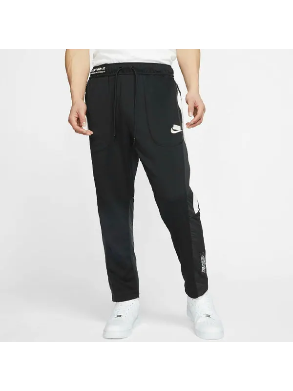 Брюки men's logo black sports pants/trousers/joggers Nike — изображение 3 из 4, черный