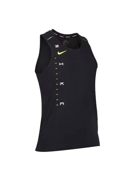 Жилет Nike Miler Future Fast Athleisure Casual Sports Running Vest Black — изображение 1 из 4, черный