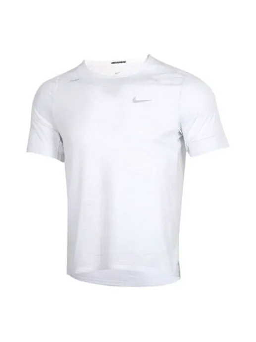 Футболка Nike Rise 365 Sports Running Short-sleeve Tee Men White — изображение 1 из 4, белый