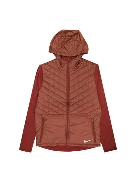 Куртка men's sports hooded zipper brick red Nike — изображение 1 из 2, красный