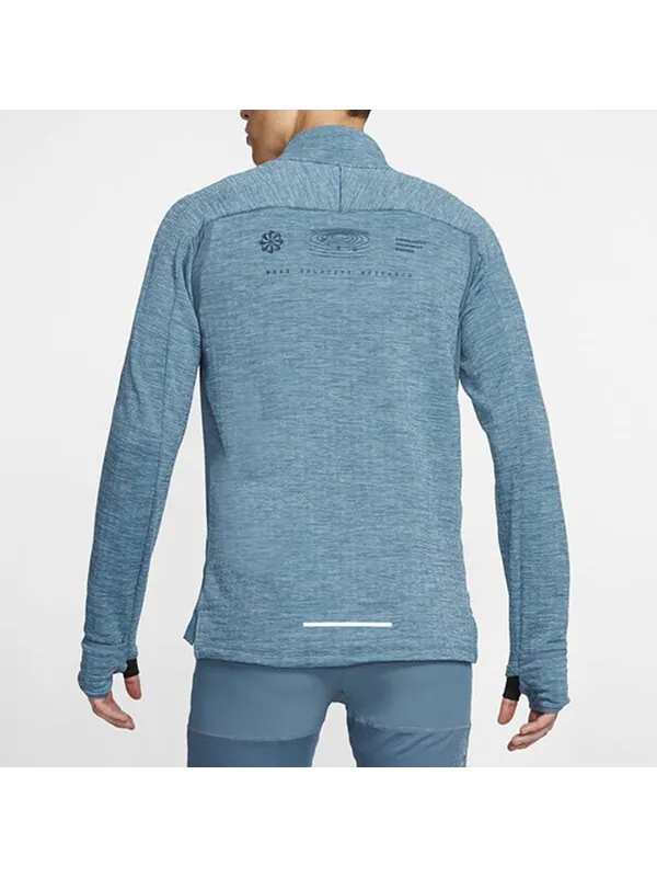 Куртка Nike Dry Strike Knit Casual Training Sports Jacket Blue — изображение 3 из 3, синий