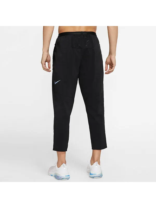 Брюки solid color casual running pants black Nike — изображение 4 из 4, черный