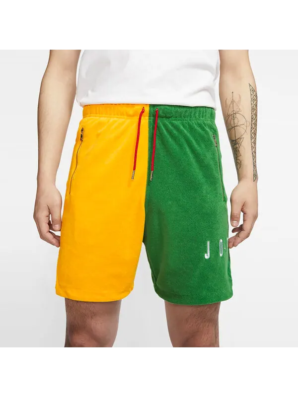 Шорты sport dna short for men yellow/green Air Jordan — изображение 4 из 4, жёлто-зеленый