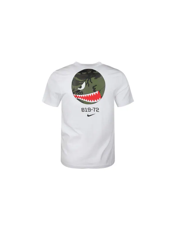 Футболка athleisure casual sports pocket short sleeve white Nike — изображение 2 из 4, белый