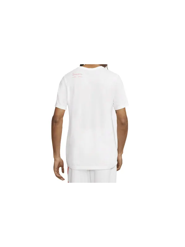 Футболка 23 engineered dri fit quick dry casual sports short sleeve white Air Jordan — изображение 2 из 2, белый