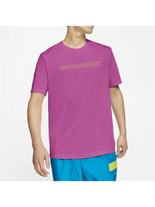 Футболка 23, футболка Engineered Dri Fit Air Jordan — изображение 3 из 4, фиолетовый красный