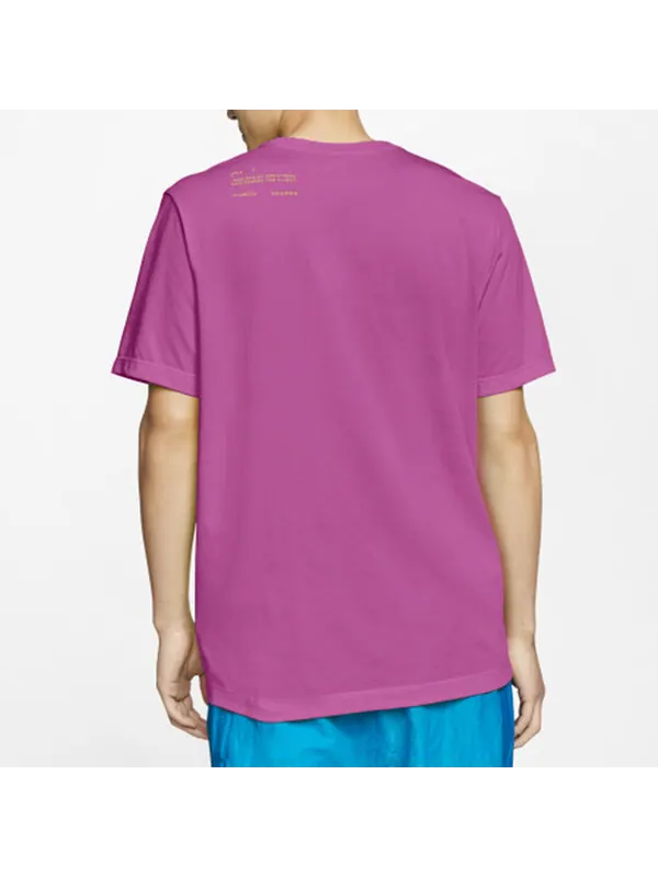 Футболка 23, футболка Engineered Dri Fit Air Jordan — изображение 4 из 4, фиолетовый красный