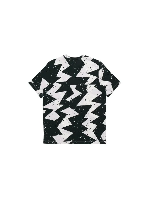 Футболка ss20 черно- флэш-печать черно- Air Jordan — изображение 2 из 4, черный / белый