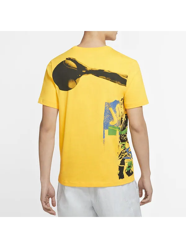 Футболка Air Jordan Sport Dna Short Sleeve Men's Yellow — изображение 2 из 3, желтый