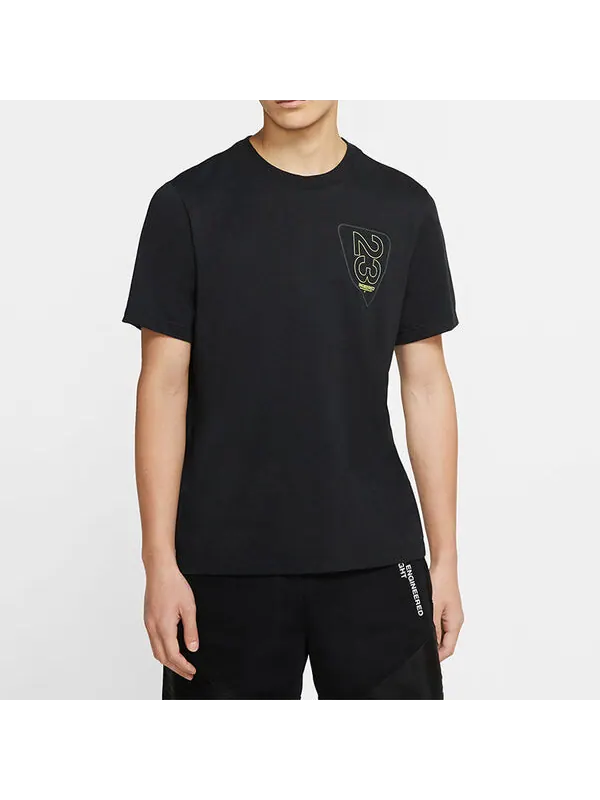 Футболка 23 с коротким рукавом мужские Air Jordan — изображение 4 из 4, черный