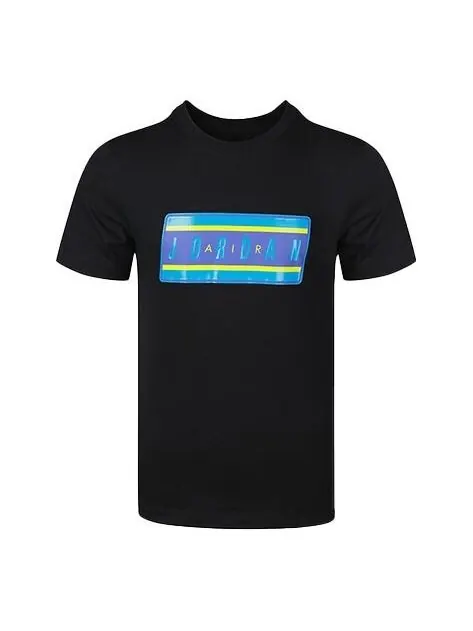 Футболка ordan наклейка ss crew athleisure casual sports короткий рукав Air Jordan — изображение 1 из 4, черный