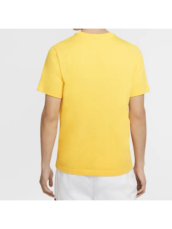 Футболка men's design short sleeve yellow t-shirt Air Jordan — изображение 4 из 4, желтый