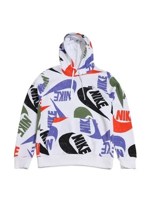 Толстовка Nike AS Men's Nike Sportswear Club PO BBAOP1 Team Orange — изображение 1 из 4, оранжевый