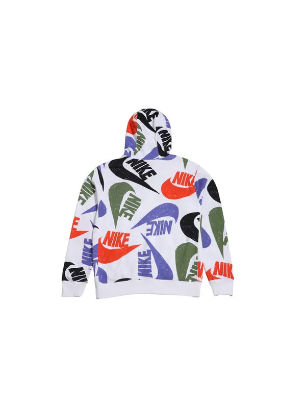 Толстовка Nike AS Men's Nike Sportswear Club PO BBAOP1 Team Orange — изображение 2 из 4, оранжевый